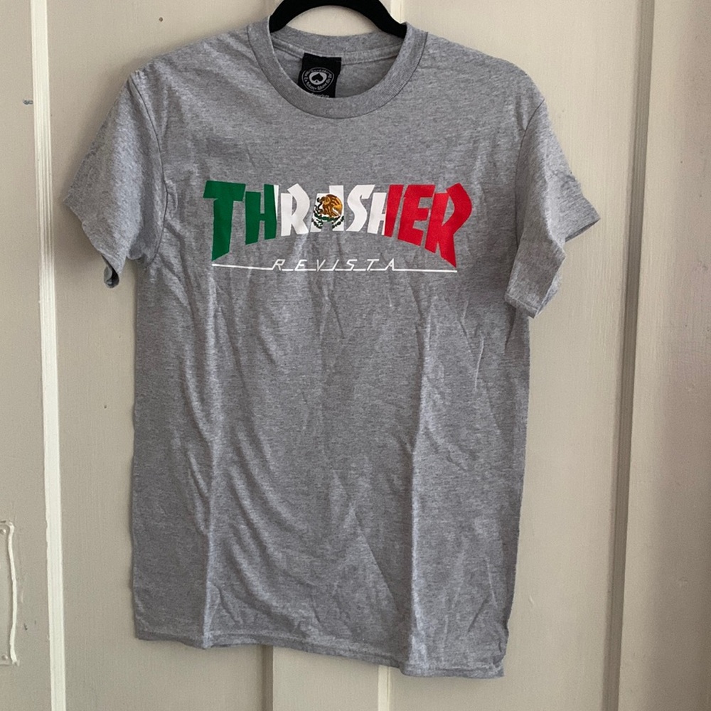 Mexico flag Thrasher Tee. Size S